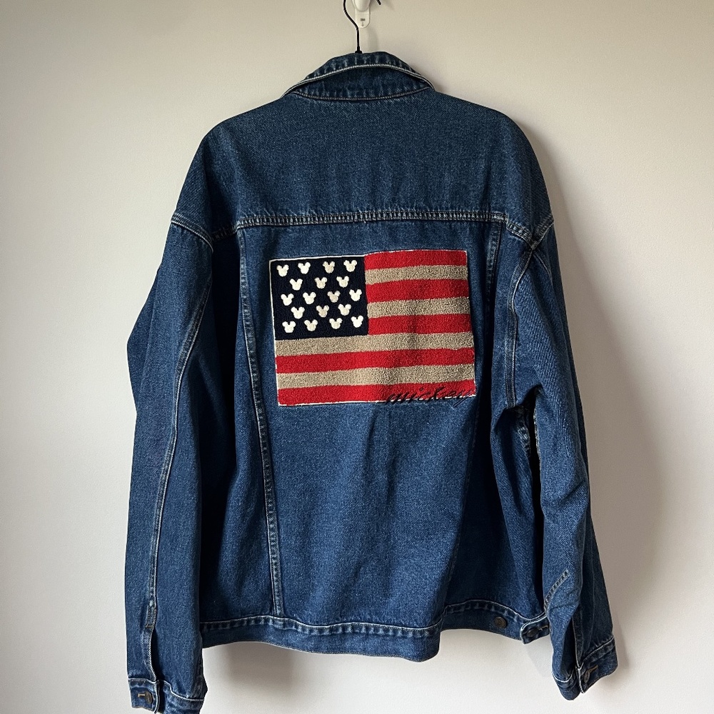 Disney Mickey Inc - Vintage - American Flag Demin Jacket